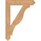 Ekena Millwork Funston Arts & Crafts Smooth Bracket, Western Red Cedar, 5 1/2"W x 34"D x 46"H BKT06X34X46FST03SWR - alternate 2